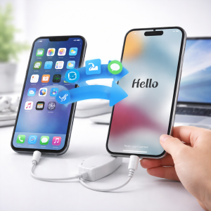 Tietojen siirto vanhasta puhelimesta uuteen